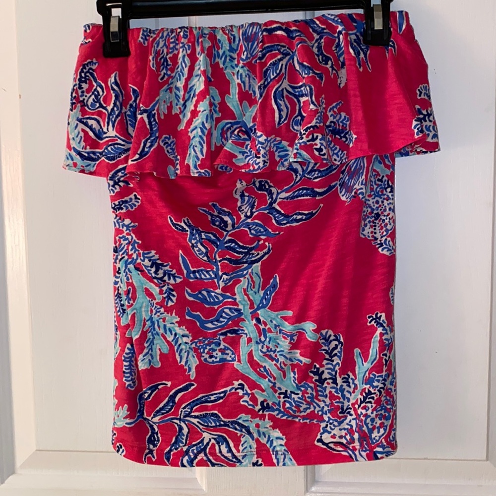 Lilly Pulitzer Pink and Blue Tank Top